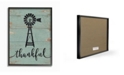 Stupell Industries Thankful Vintage-Inspired Windmill Framed Giclee Art, 11" x 14"